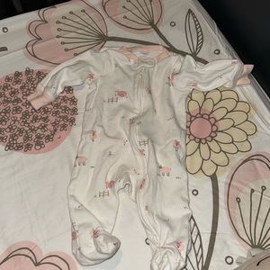 Writers baby girl 0-3 sheep onesie